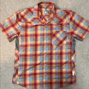 Club Ride Apparel Multicolor Plaid Button Down Shirt